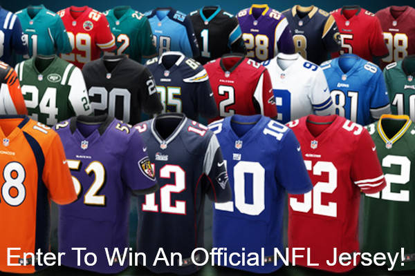 Free NFL Football Jersey Giveaway Contest